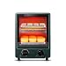 SHBH Mini Four électrique à Convection Boulangerie Verticale Grille-Pain Minuterie 12L Biscuits Cookie Cake Pizza Pain Petit déjeuner Machine de Cuisson (Color : Green)