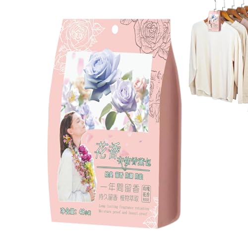 Bolas de polilla para almacenamiento de ropa, bolas de naftalina floral de larga duración, protección contra moscas para dormitorio, hombres, adolescentes, familiares, mujeres, amigos, ropa para el