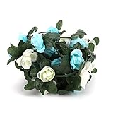 Photo Gallery petjoyful foglie di fiore di fiore artificiale vine foglie verdi decorazioni da giardino per matrimoni (bianco blu) Photo Gallery petjoyful foglie di fiore di fiore artificiale vine foglie verdi decorazioni da giardino per matrimoni (bianco blu)