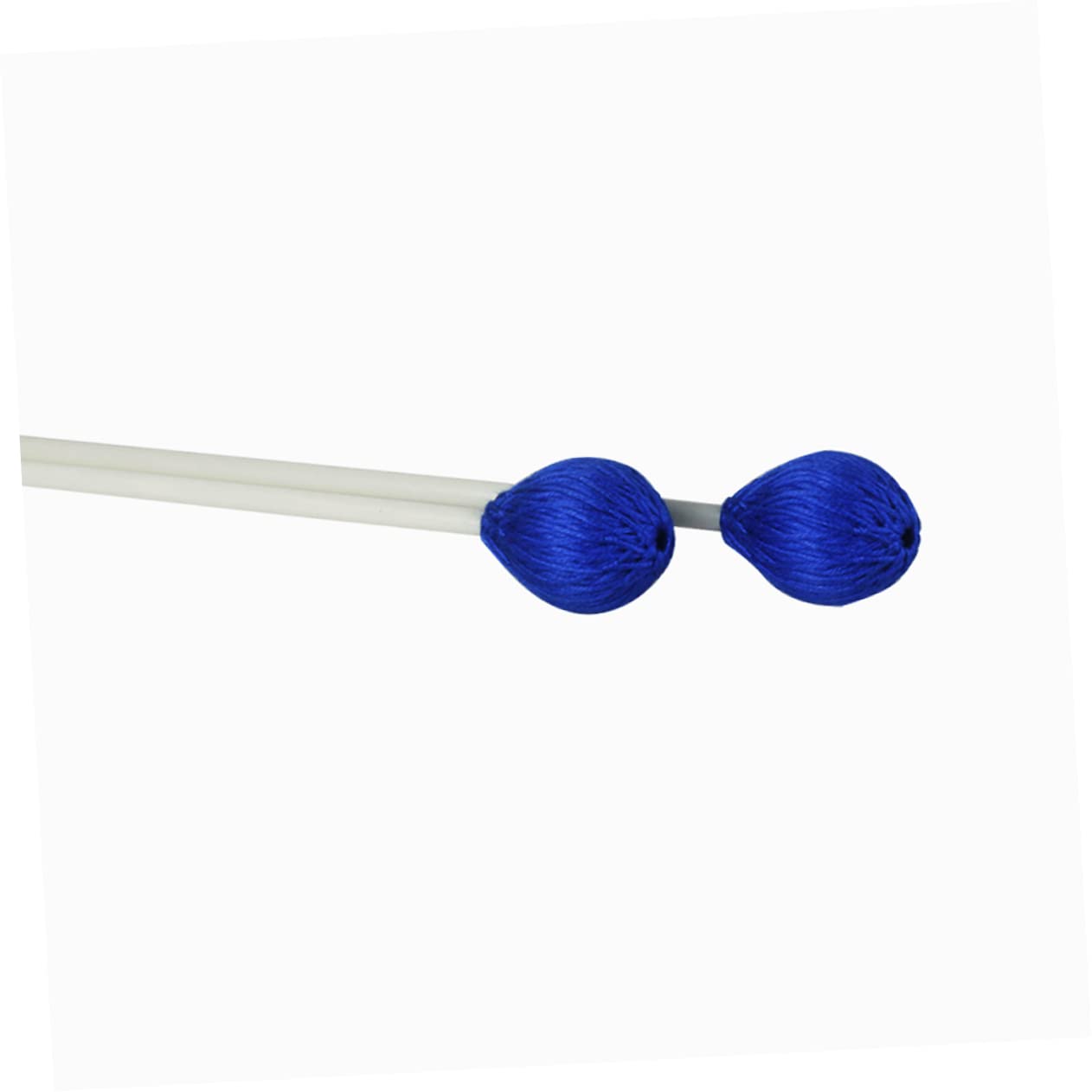 Abaodam 3pares Mallets Para Marimba De Hilo Azul Cabeza Mediana y Mango De Haya Perfectos Para Práctica De Percusión Interiores y Exteriores