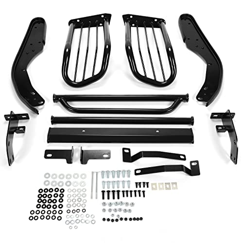 Hecasa Grille Guard Compatible With 1999-2002 Toyota 4Runner Brush Grille Grill Guard Black Powder Coated Steel #TOP7