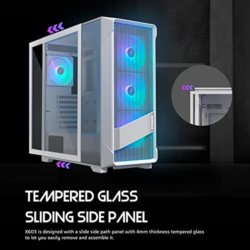 Raidmax X603 ATX Desktop Computer Gaming PC Case Mid Tower