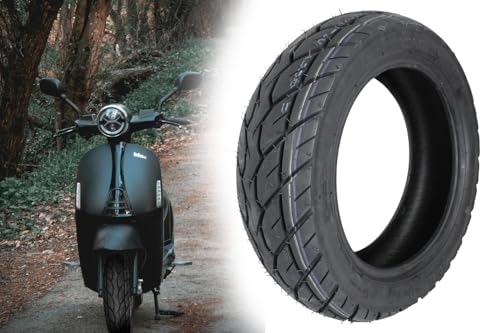 Allwetterreifen 120/70-10 Zoll, 54L PR356 TL, M+S Reifen Ganzjahresreifen kompatibel mit Piaggio Zip Typhoon Vespa Peugeot Speedfight Vivacity Yamaha Aerox, Roller