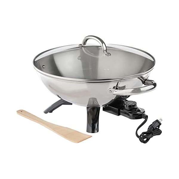Presto 5900 1500Watt StainlessSteel Electric Wok The Community