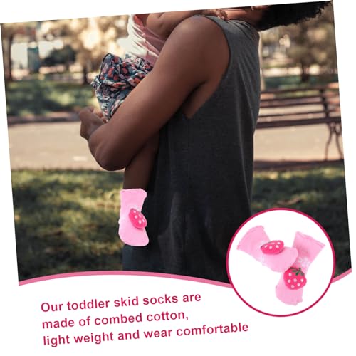 Cotton Skid Socks for Boys Warm Autumn Non- Floor Socks Random Style for Wear Months4