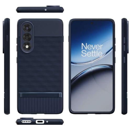 Image of Shockproof Case for OnePlus Nord 5 5G | Full Camera Protection | TPU Flexible Back Cover for OnePlus Nord 5 5G (Steel Blue)