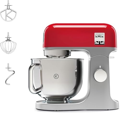 Kenwood KMix – Food Processor 1000W Stainless Steel Bowl 5L 6 Speeds Red