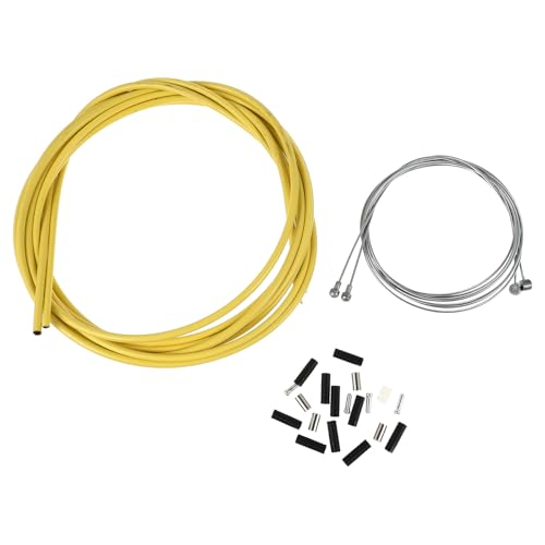 Câble de frein acier inoxydable WINOMO jaune haute performance pour vélo de course
