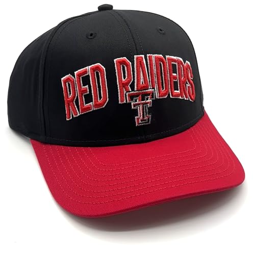 Gorra ajustable oficial Texas Tech dos tonos bordada miniatura 1