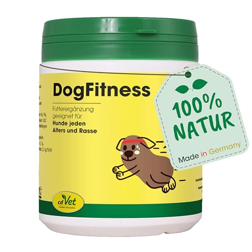 cdVet Naturprodukte Dogfitness 100 g – Chien – Complément Alimentaire – Apport en vitamines + Herbes – Soutien de la Fonction des Organes + processus métaboliques – favorise la santé – dans Le Sport