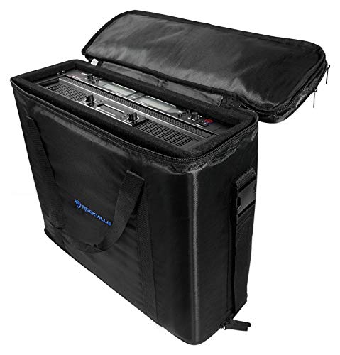 Rockville 3U Rack Bag Double-Sided Case with 16' Depth + Shoulder Strap (RRB35) Black
