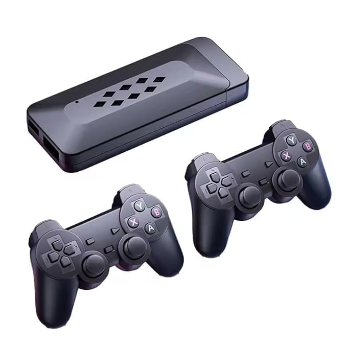 Game Switch Gamestick M33 Retro Gaming Console, 1080P HD, 2 Wireless Controllers, PSP Support, Black-image-12