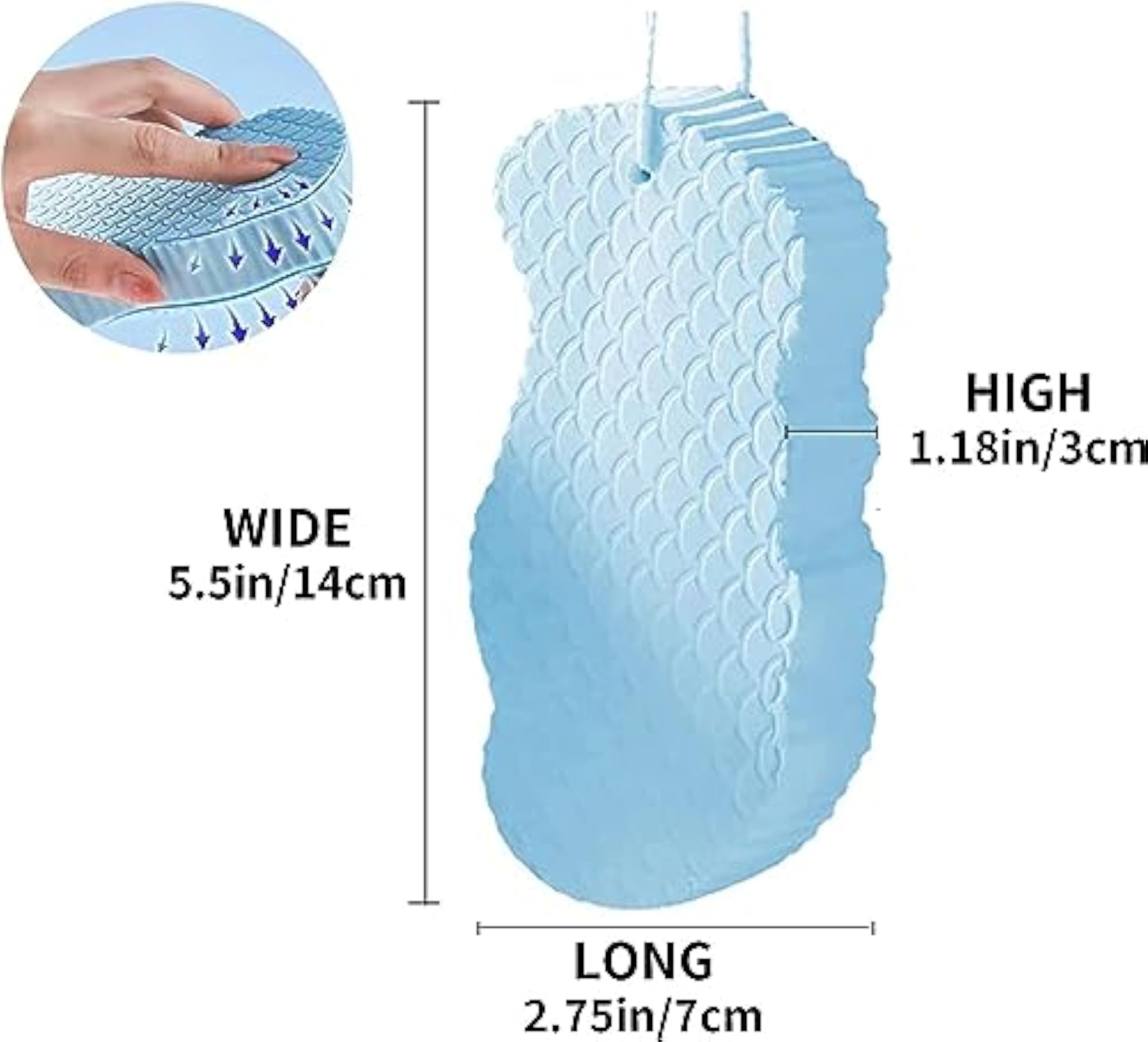 Baby Bath Sponge Body Shower Scrubber