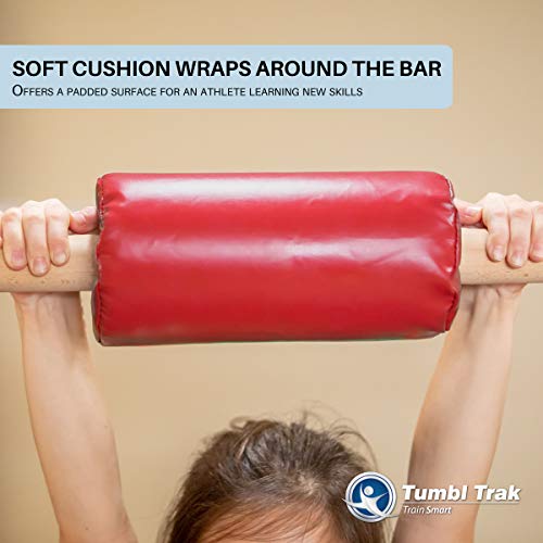 Tumbl Trak Gymnast Bar Pad, Red, 9.5-Inch #TOP2