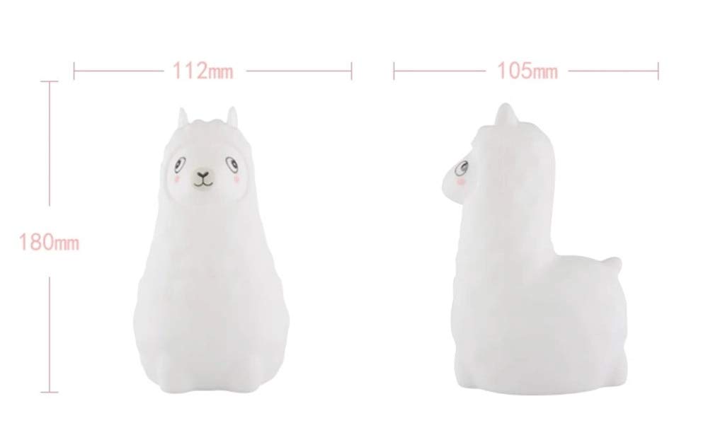 Led Night Light Touch Sensor 9 Colors Animal Table Lamp Bedroom Bedside Lamp for Children Kids Baby Gift Illusion Lamp