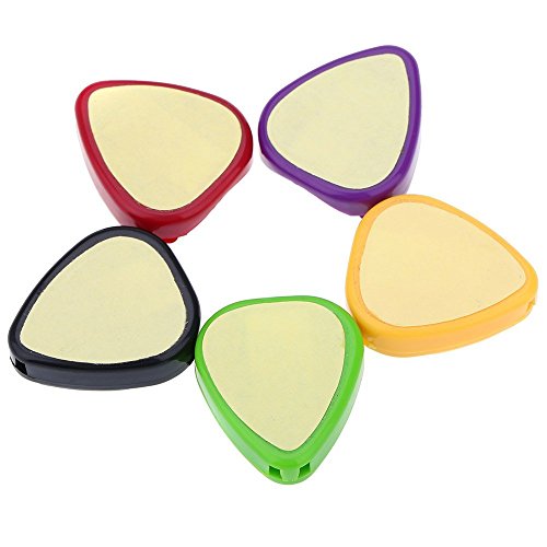 SHAPOKY Plactic Lot de 5 étuis pour médiators en de cœur - Les Beatles, Paul McCartney, John Lennon, RIngo Starr, George Harrison SHAPOKY Plactic Lot de 5 étuis pour médiators en de cœur – Image 6