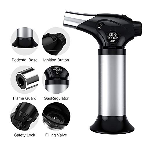 Ankway bunsenbrenner für die Küche Butangasbrenner für Edelstahl und Aluminium Legierung - Butan einbegriffen Nicht – Bild 8