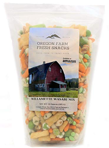 Oregon Farm Fresh Snacks - Willamette Wasabi Mix - Gourmet Snack Mix