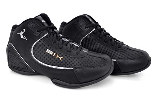 Tênis Masculino Basquete Six Street Original Cano Médio Preto e Cinza 40