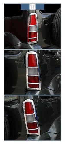 Cubierta de luz trasera cromada para Suzuki Jimny 2007-2017 4
