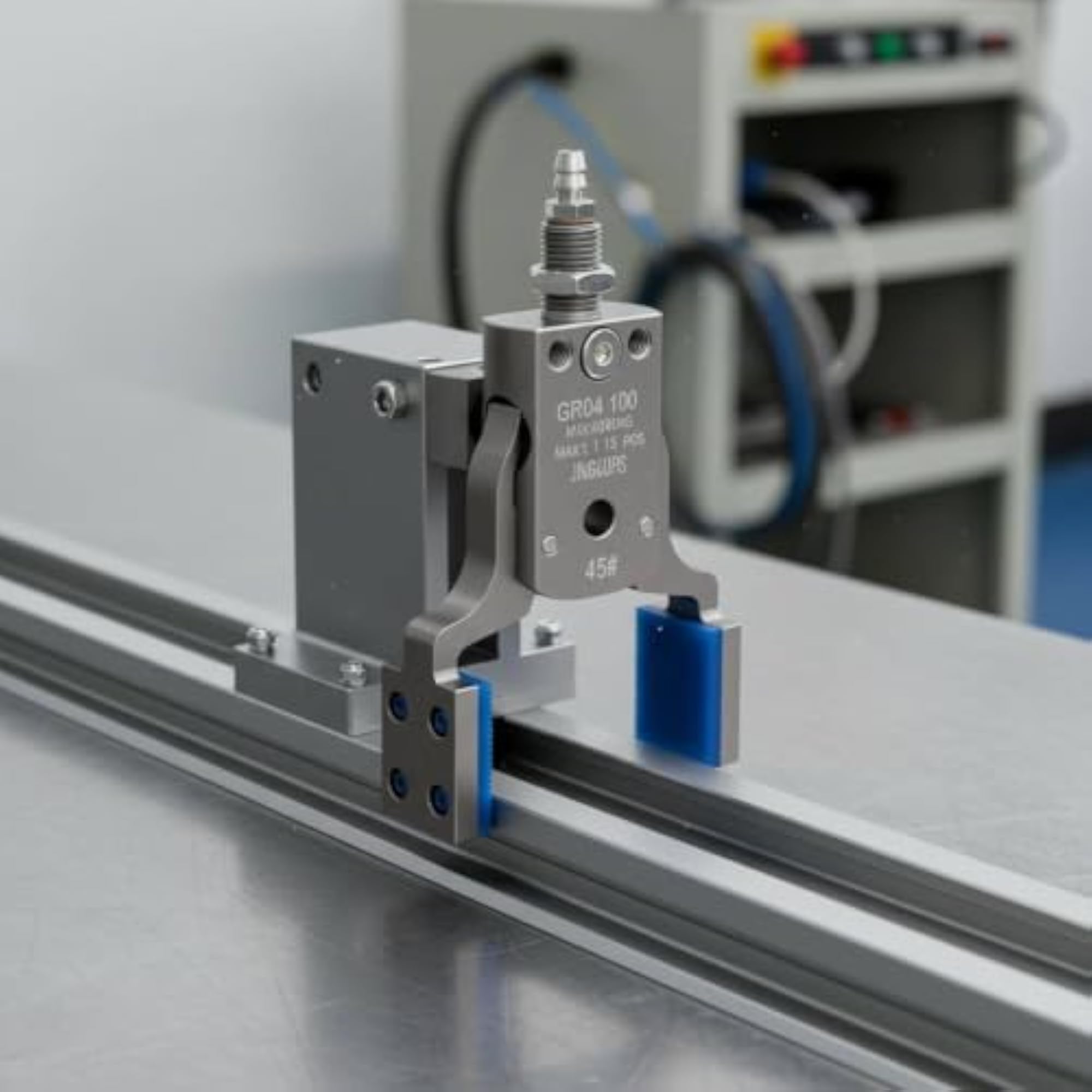 Mini Pneumatic Gripper for Robotic Arm, Compact Design