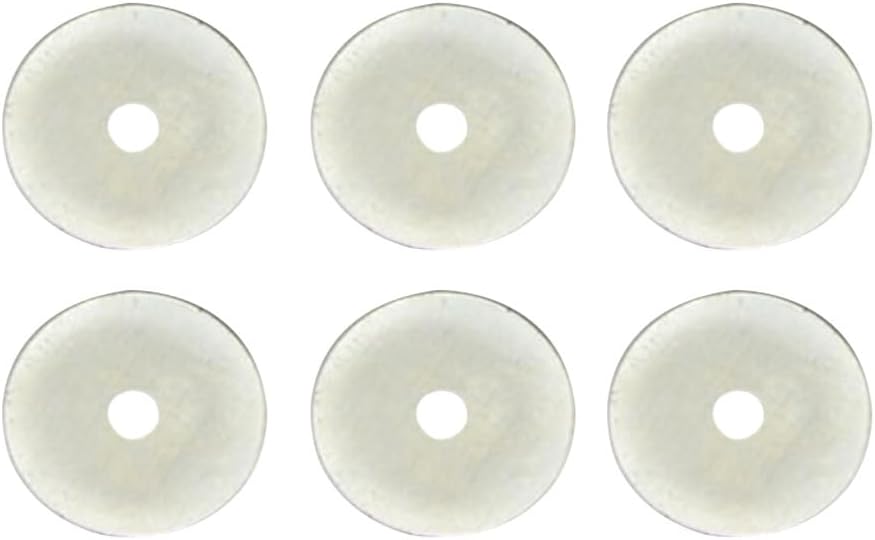 VILLCASE Rotary Cutter Replacement Blades 12Pcs 28mm – Precision Cuts for Fabric, Leather & Paper – for Quilting, Sewing, Crafting & Leathercraft