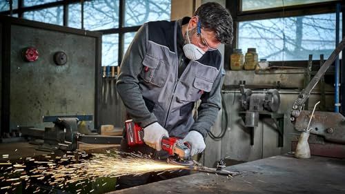 Foto von Einhell Professional Akku-Winkelschleifer TP-AG 18/125 CE Q Li Power X-Change (18 V, 900 W, Ø 125 mm, 33 mm Schnitttiefe, Brushless, Konstantelektronik, ohne Trennscheibe, ohne Akku)