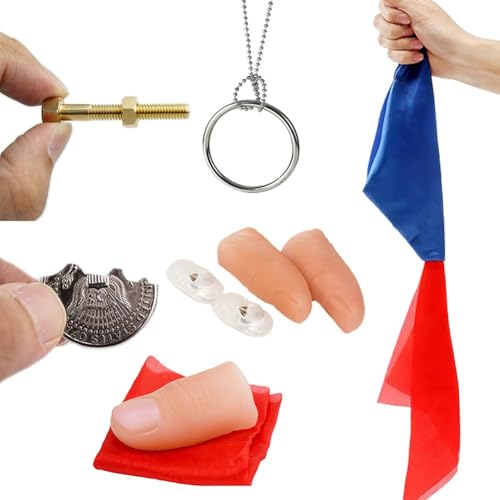 YUYWWAN Juego de Magia Niños Incluye Falso Dedo, luz Dedos,