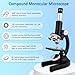 Microscope for Kids & Adults,40X-2000X Microscope with Phone Adapter & Slides Set,Suitable for Students School Lab and Home Education
