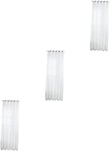 BESTOYARD 3 Peças Cortinas Transparentes Bordadas Cortinas Transparentes Persianas Transparentes Cortinas Estampadas Gaze De Janela Sala De Estar Cortina Fashion Acessórios Domésticos