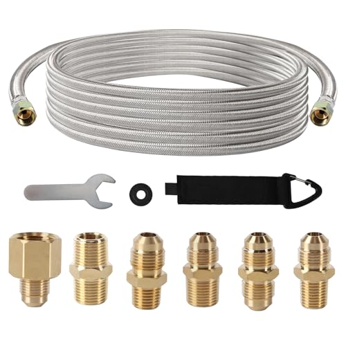 36 FT Propane Hose Extension High Pressure Braided Propane Hose