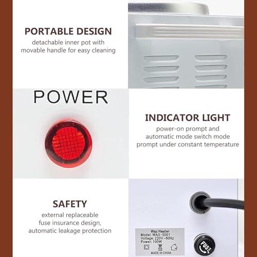 Derretidor portátil eléctrico para chocolate 600ml miniatura 7