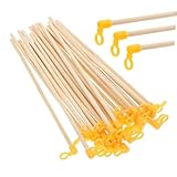 NUOLUX 35個 木製ランタンスティック 手持ち提灯用安定ポール 軽量コンパクトで持ち運び便利 屋内外装飾に の遊び道具にも適用