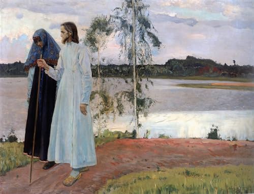 Toile Au-delà de Mikhaïl Nesterov : Décoration Élégante pour Cabinet et Bureau