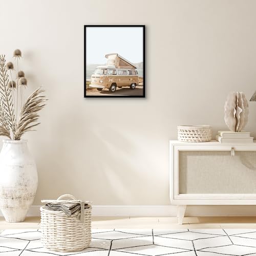 Americanflat 15x18 Picture Frame with Polished Plexiglass - Streamline Collection - Thin Border Picture Frame for Wall Display - Hanging Hardware Included - Black