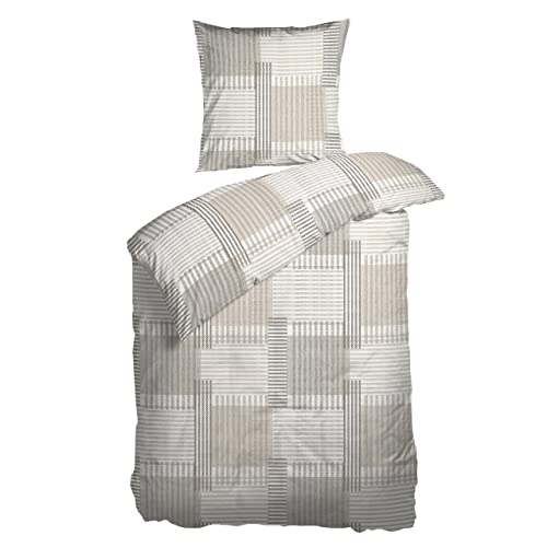 Arctic Bettwäsche 135x200 Renforce I Bettbezug aus 100% Baumwolle mit...