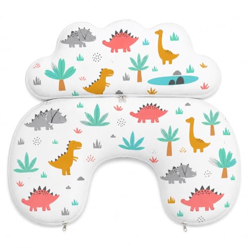 Image of Proliva Feeding Pillow Cover for New Born Baby with Detachable Cover Breast Feedin, Maternity Nursing Pillow Cover Only Mom Baby Girls Boys Newborn