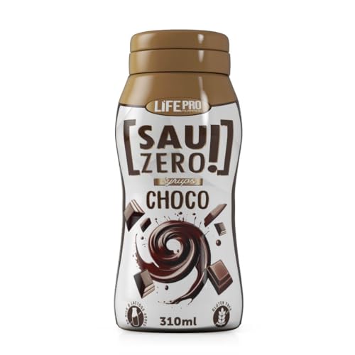 Sauzero Zero Calories Choco 310ml | Salsa cero calorías para aderezar tus platos preferidos | Acompaña tus postres favoritos sin aumentar el aporte calórico.