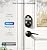 Veise Keyless Entry Door Lock, Electronic Keypad Deadbolt, Keyed Entry, Auto Lock, Anti-Peeking Password, Back Lit & Easy Installation Design, Matte Black