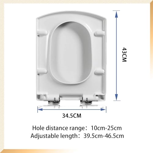 Couvercle de toilette durable pour remplacer un siège cassé