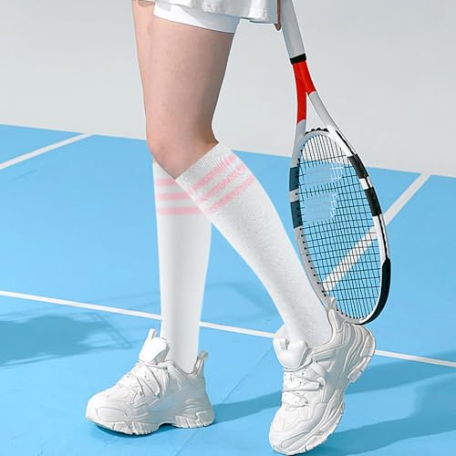 Image of Knee High Socks for Women, Long Tall Knee Tube Socks