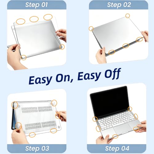 Carcasa dura MacBook Air 11 A1465 y A1370 de plástico rígido transparente diseño Zoológico Feliz 7