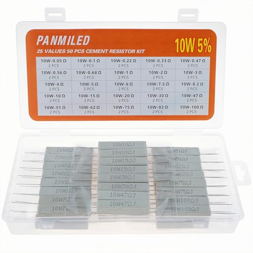 Résistance de ciment 10W 5% céramique pour composant électronique et circuit imprimé