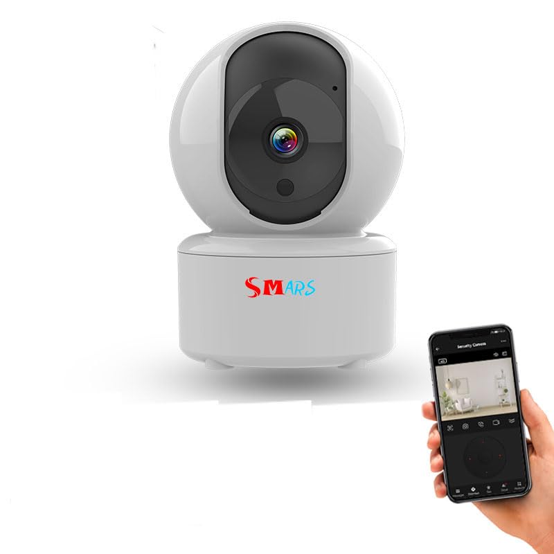 SMARS 3MP Full HD Smart Wi-fi CCTV Home Security Camera | 360° with Pan Tilt | 2 Way Talk | Motion Alert | Night Vision | Support Upto 128 GB SD Card-image-48