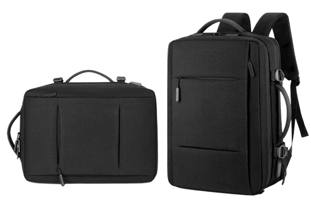 Borsa Reflex Zaino DSLR classico da uomo, borsa for fotocamera lavoro, scuola, USB espandibile, grande capacità, zaino viaggio alla moda impermeabile(Noir)