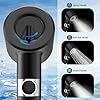 PWERAN Filtered Shower Head with Handheld, High Pressure 3 Spray Mode Showerhead with 18 Stage Water Softener Filters for Hard Water - Remove Chlorine-BLACK #4
