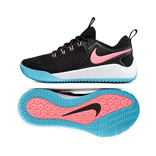 Nike Air Zoom HyperAce 2 SE Men's Volleyball Shoes (DM8199-064, Black/Sunset Pulse/Lagoon Pulse/Multi-Color) Size 7.52