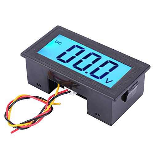 LCD DC Voltmeter,YB5135D Digital Three Wire Voltage Meter Monitor Voltmeter,LCD Display with Blue Backlight,ABS Waterproof Shell,High Measurement Accuracy (fully sealed DC0-300V) - Image 4