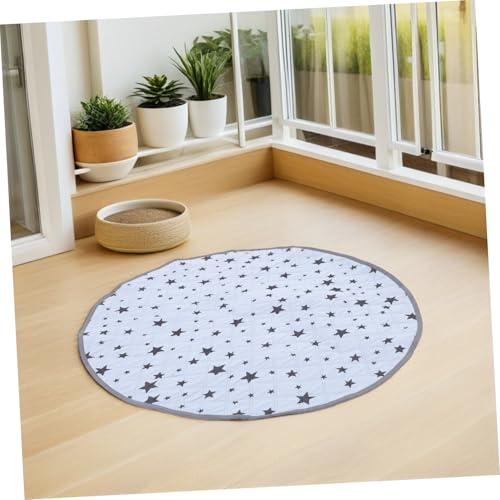 Tapis pour chiots lavable rond imperméable anti-dérapant - 8