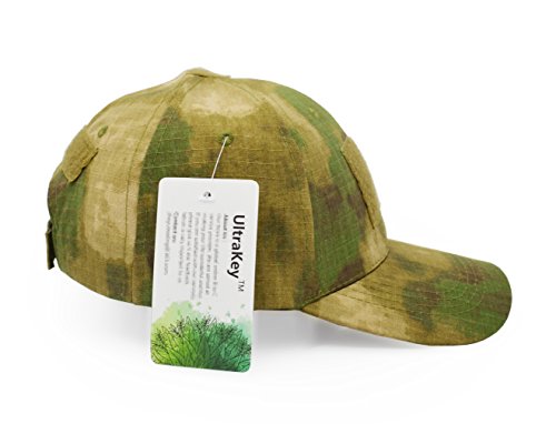 Image of UltraKey Military Tactical Operator Cap, Outdoor Army Hat Hunting Camouflage Baseball Cap